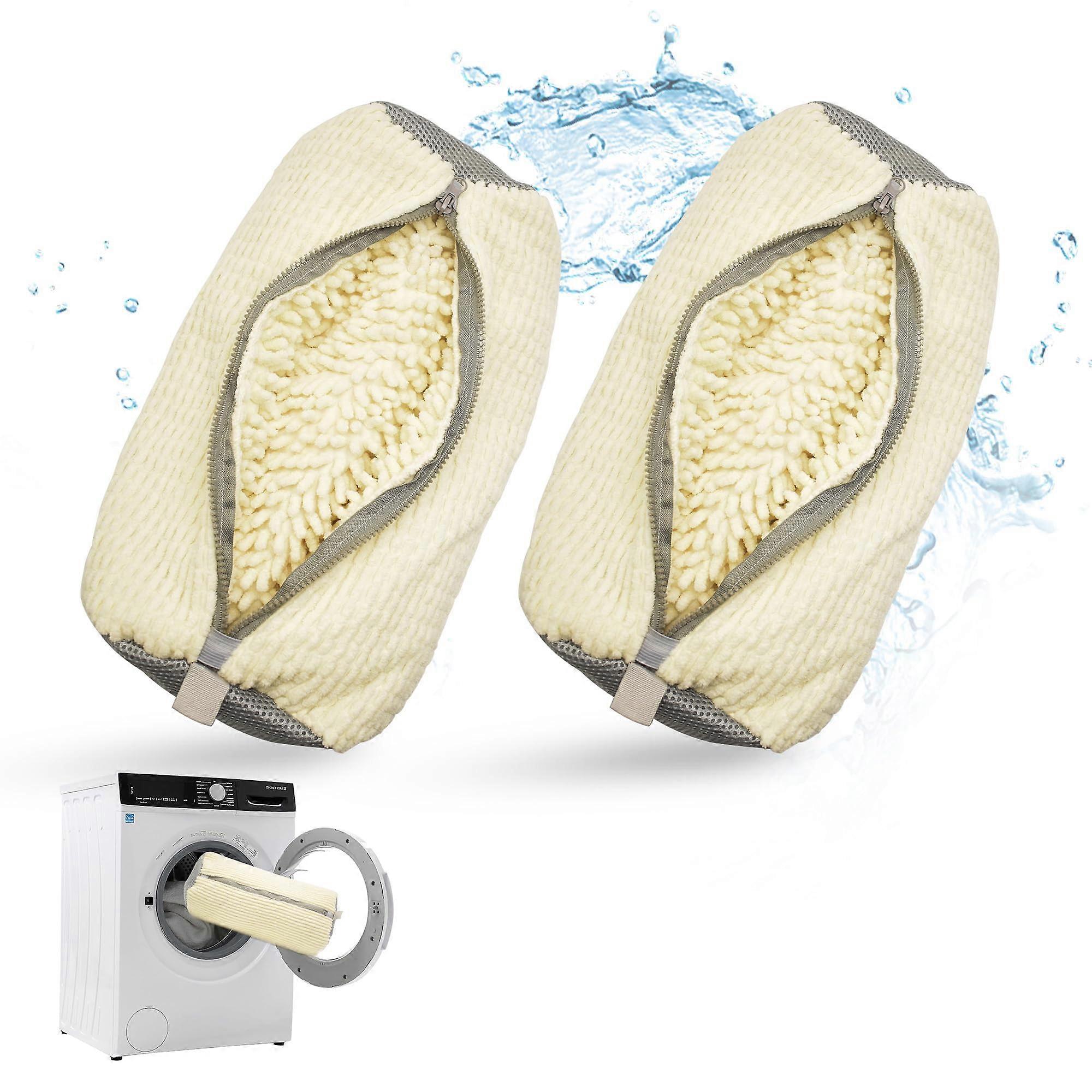2 Pcs Reusable Shoe Washing Bag Machine for Washer and Dryer