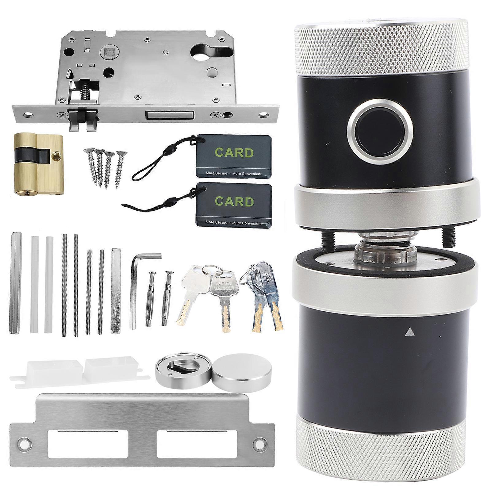 Biometric Waterproof Lock for Villa Apartment, Accurate Fingerprint Reader Storing Up To 120 Unique Fingerprints, Durable Rust-resistant Material For
