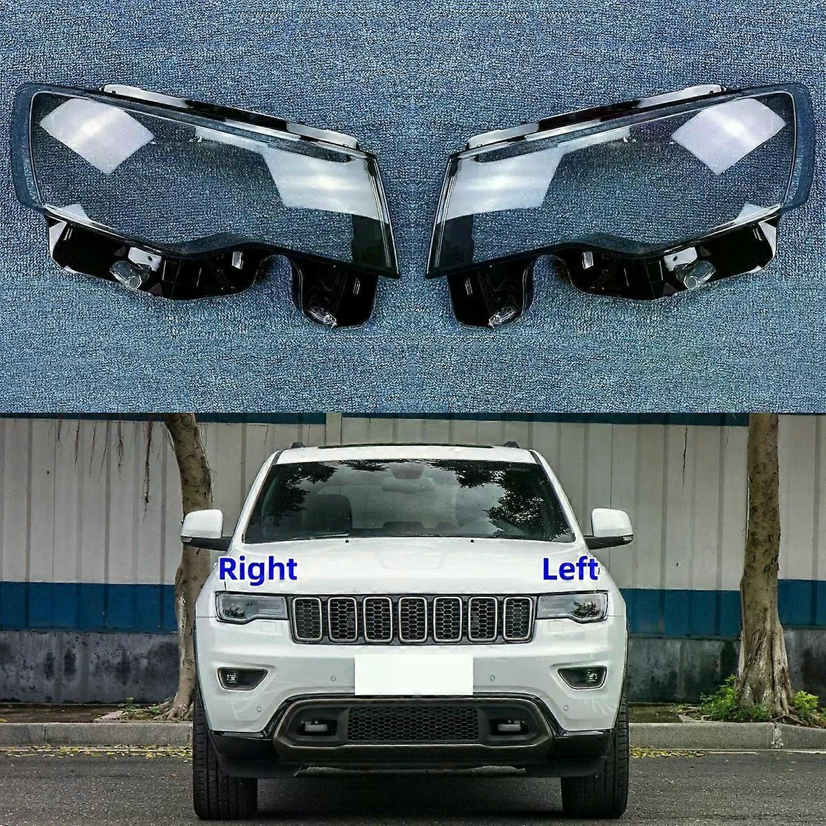 High qualityFor Jeep Grand Cherokee 2014 2015 2016 2017 2018 2019 Car Lights Shell Clear Lens Lampshade Shell