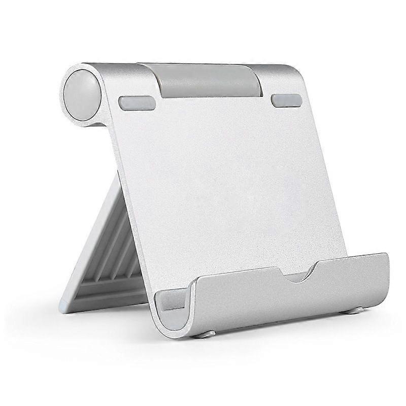 Adjustable and portable stand for tablet, e-reader and smartphone Silver