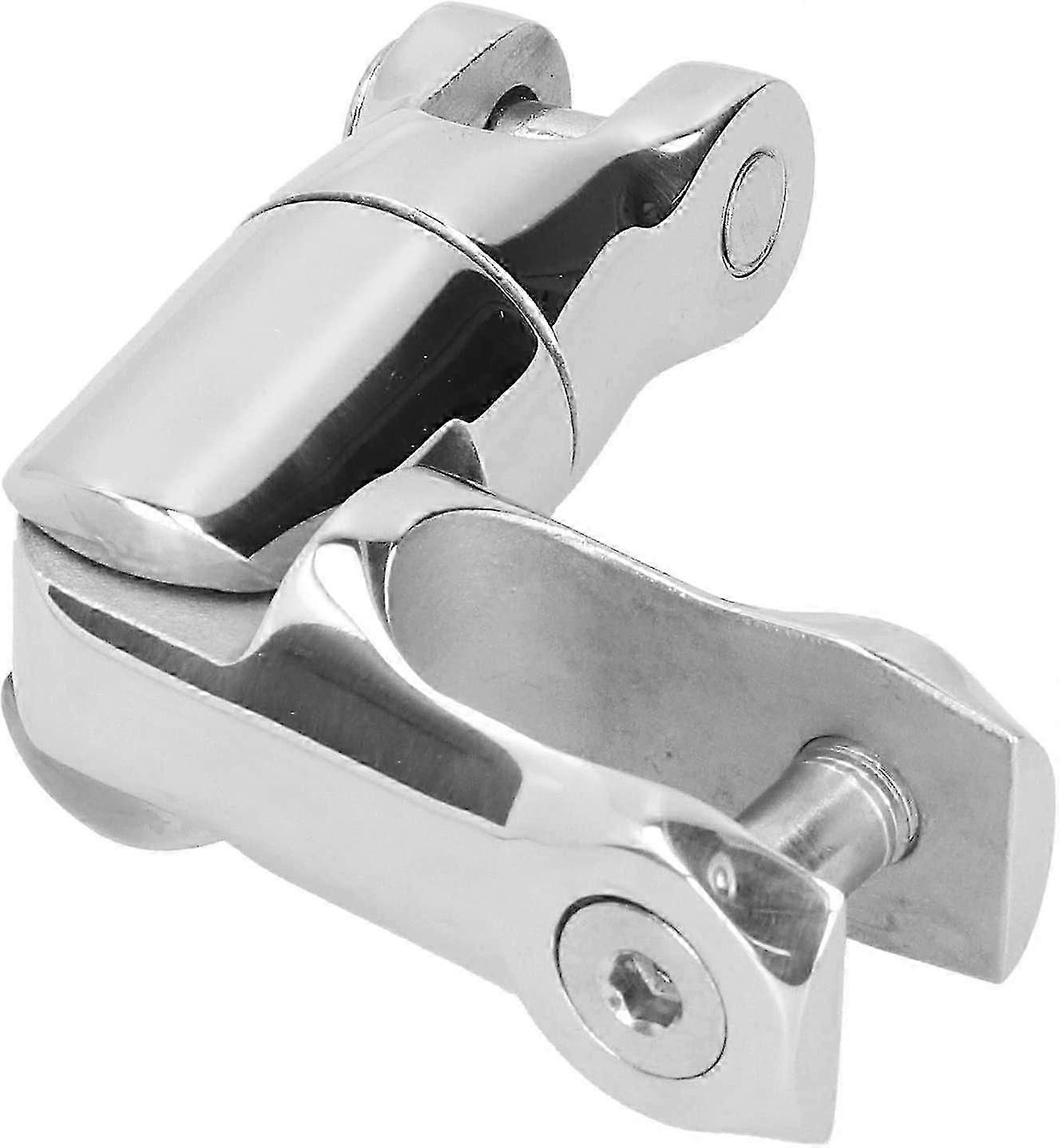 Conector giratorio de ancla de barco, acero inoxidable (plata) - 1pcs