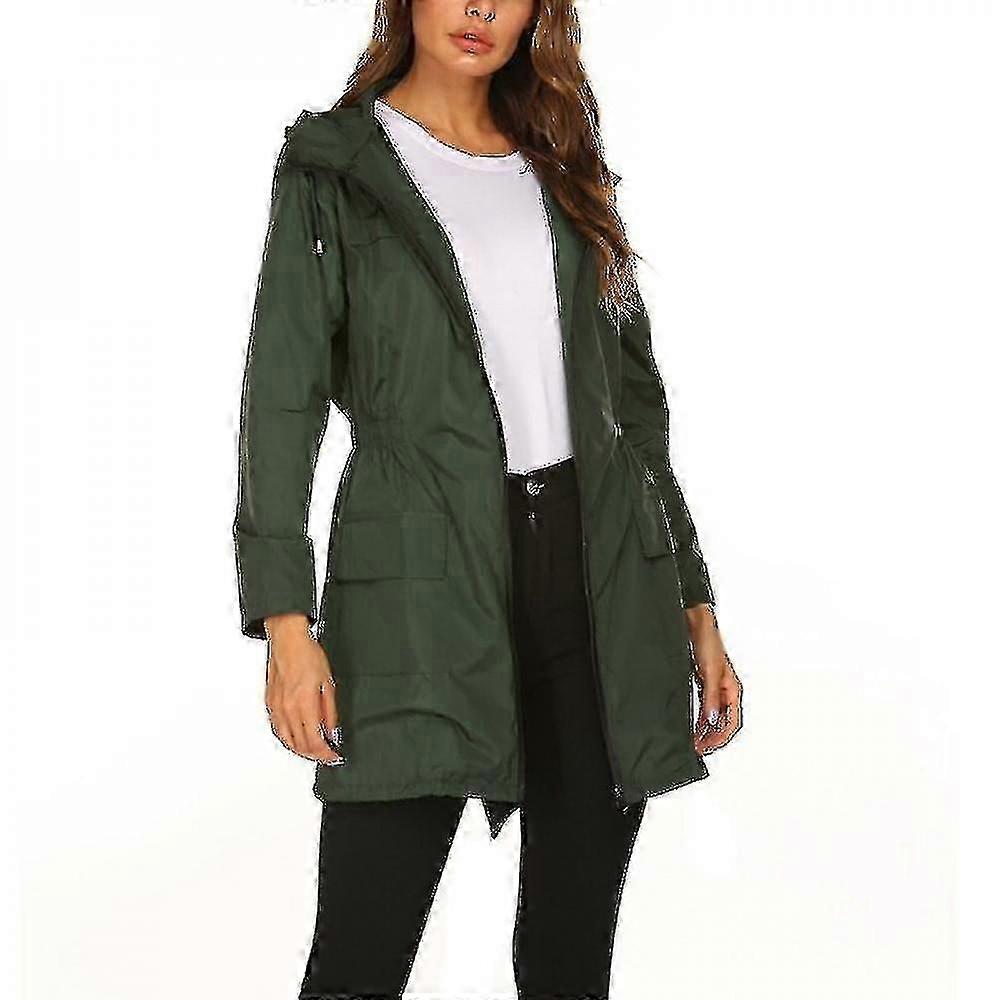 Veste à capuche légère et imperméable pour femme pour la randonnée en plein air