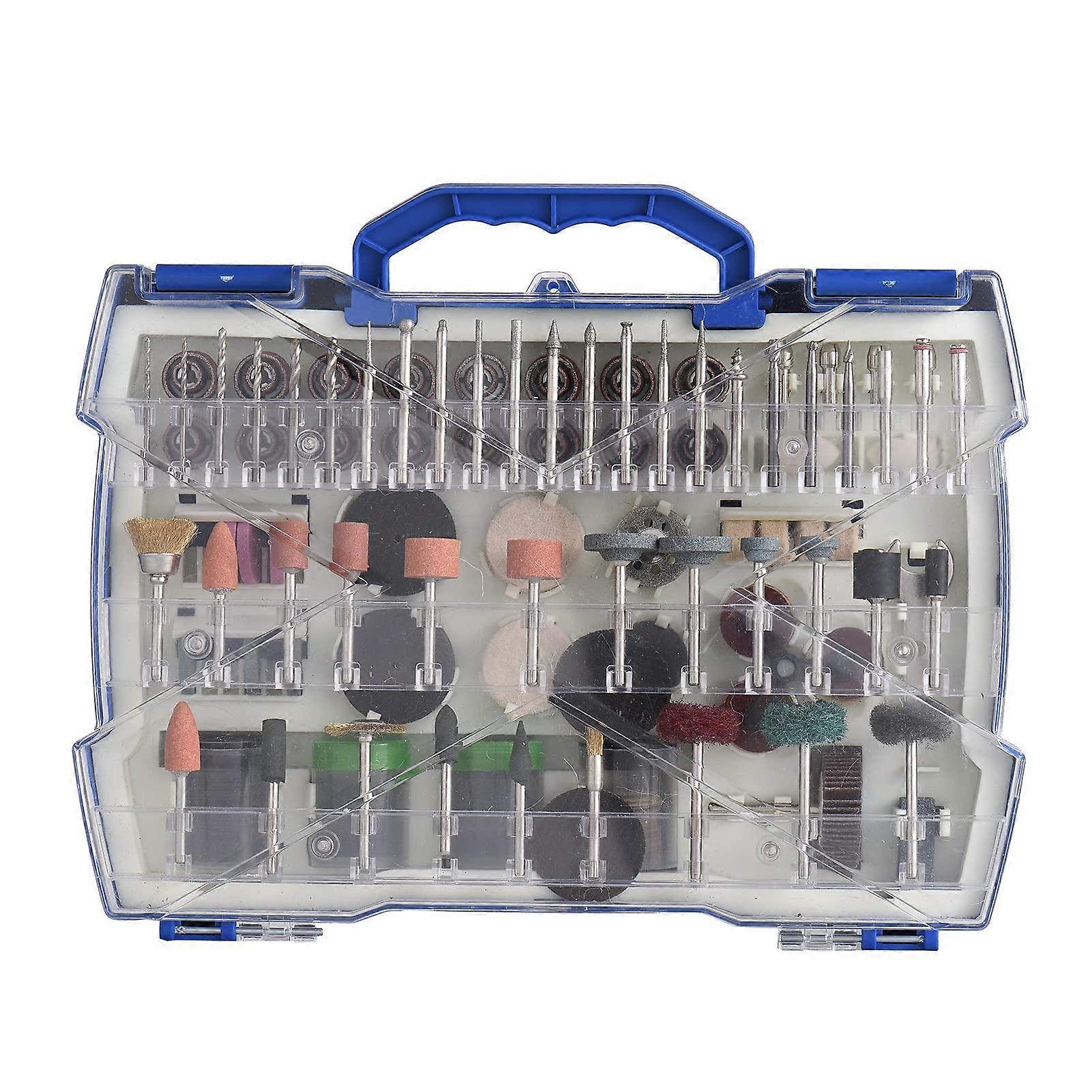 Rotary Accessories Kit, 508pcs Rotary Bit Set 1/8inch Shank Attachments for Cutting, Grinding