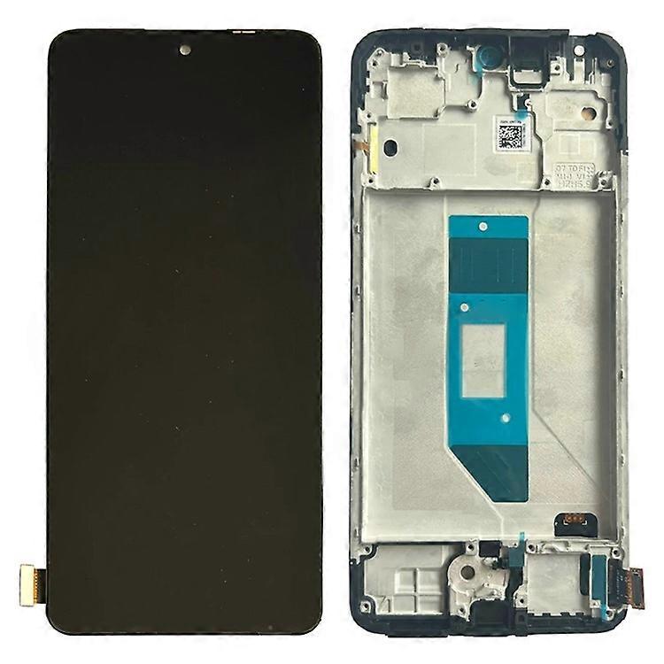 Συμβατό για Xiaomi Redmi Note 14 4G (163.25mm) OEM Grade S OLED Screen και Digitizer Assembly + Frame (χωρίς λογότυπο)