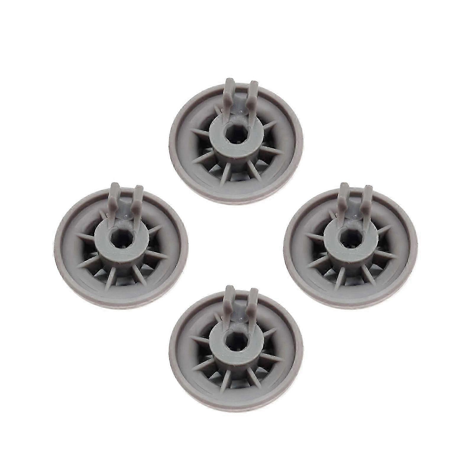 4PC Dishwasher Lower Basket Wheels Rollers Replacement Set for 165314