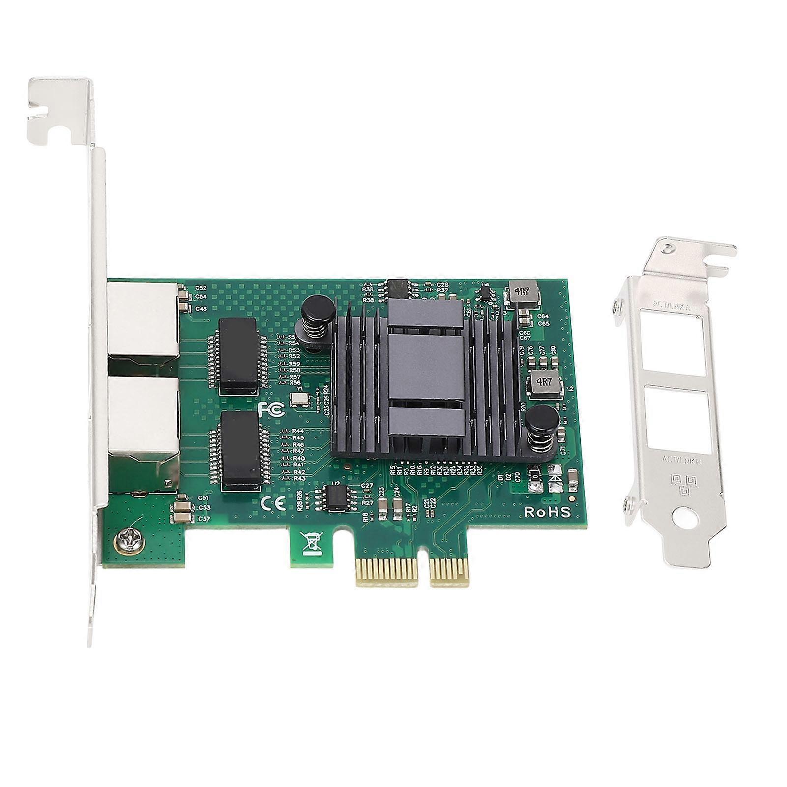 Dual Port Gigabit Network PCIe X1 RJ45 82575 Chipset Ethernet Card Win Linux Red Hat Enterprise for FreeBSD