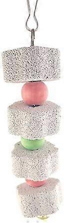 Pet Hamster Rabbit Chinchilla Parrot Bird Teeth Grinding Stone String Chew Toy