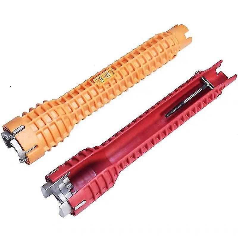 Multi-purpose Pipe Wrench Installation Tool With Red Socket