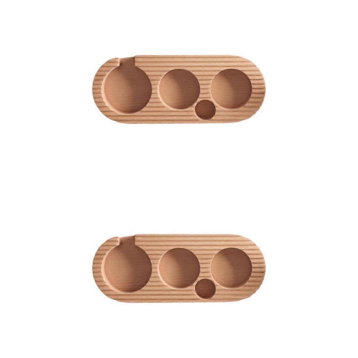 2pcs Wood Filter Handling Holder Tool Rack