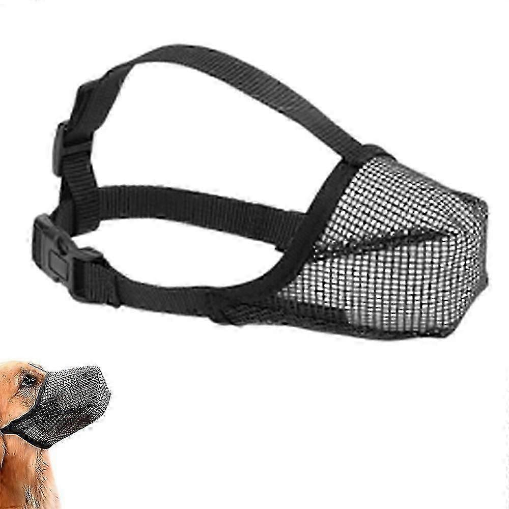 Dog Muzzle Anti Biting Barking Chewing Breathable Air Mesh Pet Muzzle -X