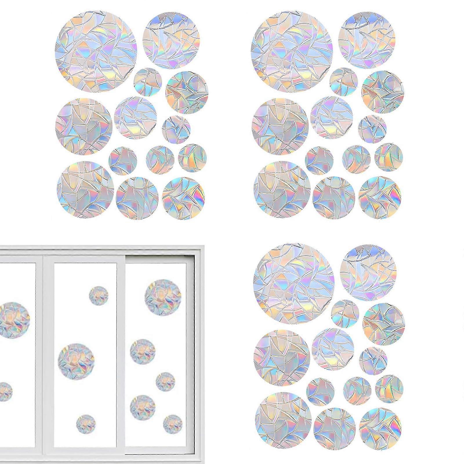 39 Prism Window Stickers, Sun Catcher Window, Prism Window Stickers, Bird AntiCollision Window Stickers, AntiCollision, Suncatcher, Stops Birds