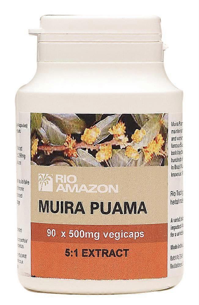 Rio Amazon Muirapuama 500mg (5:1 Extract) 90 Capsules