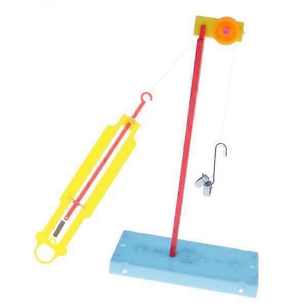 6xPhysical Experiment Movable Pulley Dynamometer Technology Pulley Ergograph
