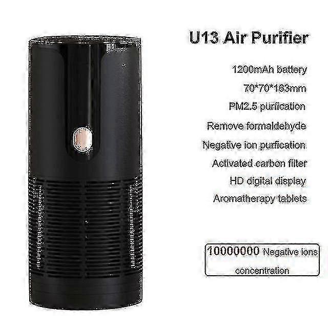 Mini Purifier For Home Deizer Negative Usb Recharable Remover Portable Car Purifier