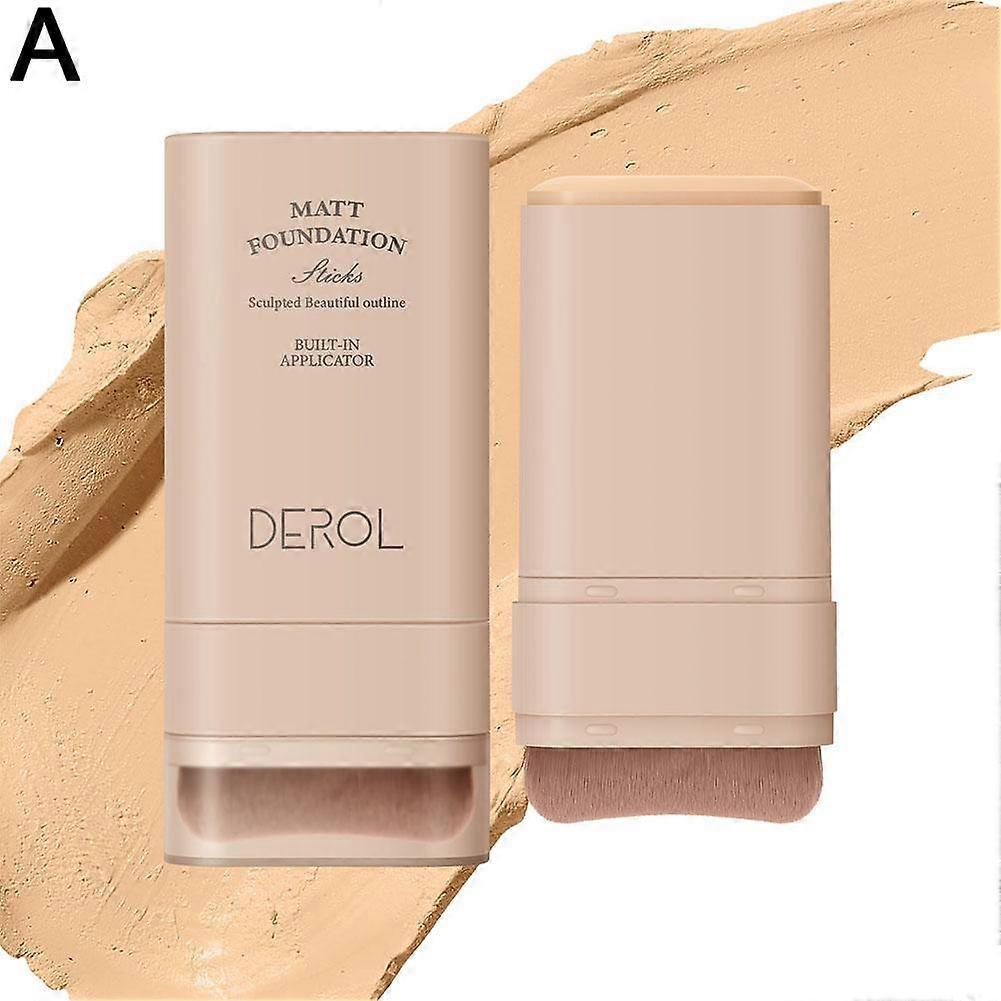 Natural Clear Coverage Concealer Stick Hydrating Long Lasting Lightweight Portable For Flawless Skin 5 Shades