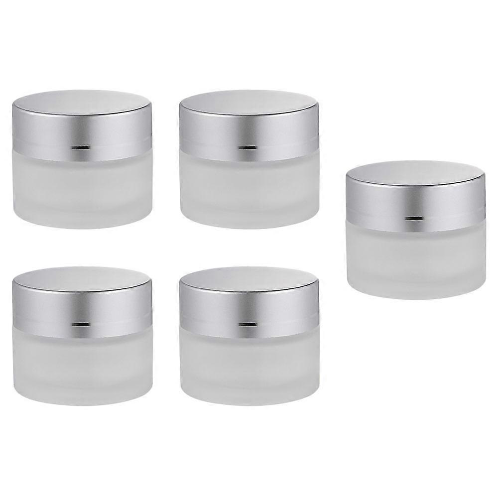 Smooth Surface Glass Jars, Versatile Containers for Makeup and Personal