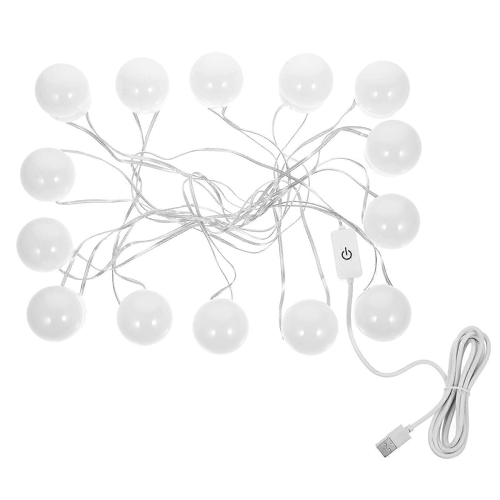 Adjustable Vanity Table Lamp with Creative Mirror Front Light for Bedroom Dressing 1 Set