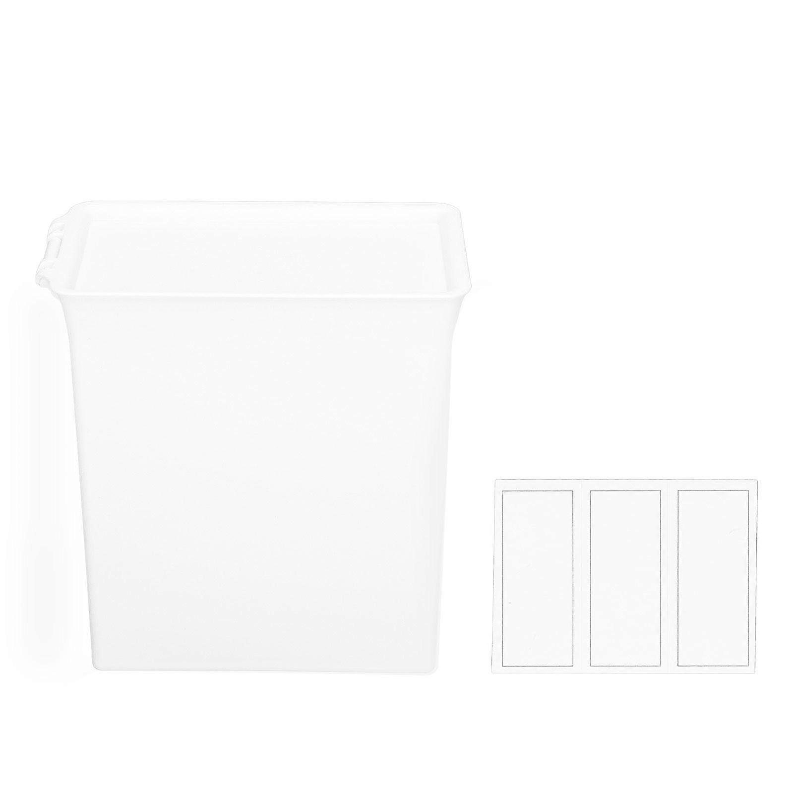 2025 Latest Model  Plastic Desktop Storage Box Dustproof Flip Lid Plastic