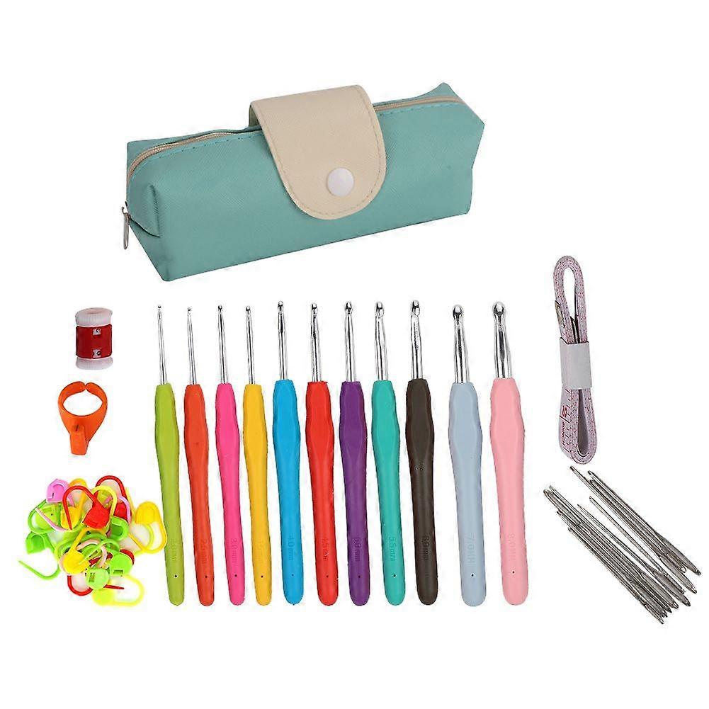 2025 Latest Model  11PCs TPR Crochet Hooks Hook Needle Set Knitting Tool