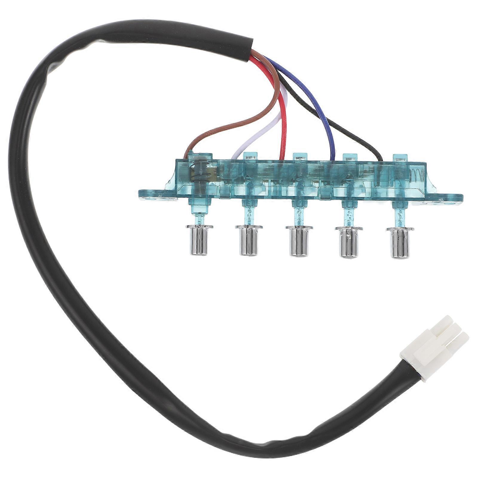 Button Control Panel for Range Hood – Replacement Switch Compatible with Various Models, Durable Design for Home Kitchens, Restaurants, and Hotels