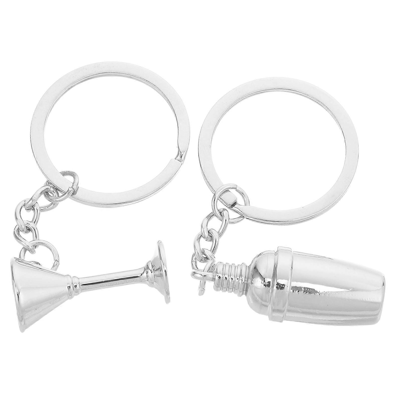 Practical Key Chain, Goblet Inspired Design for Attaching to Bags or Purses