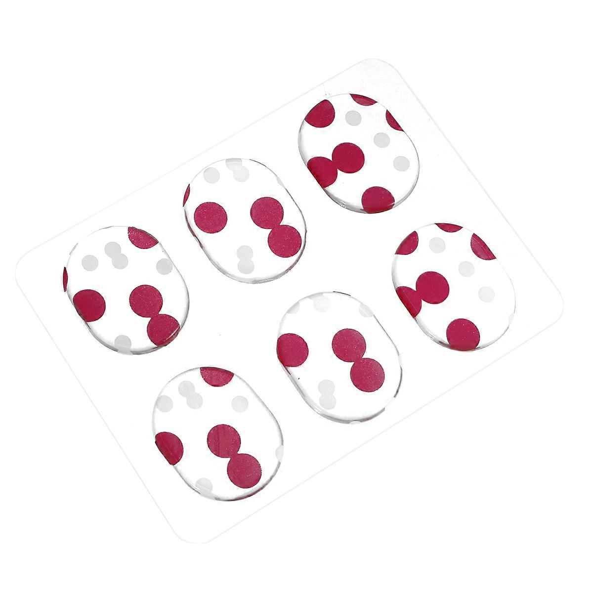 Silicone Gel Pads Drum Damper for Percussion Instrument Reduce Overtones Live Performances 6Pcs