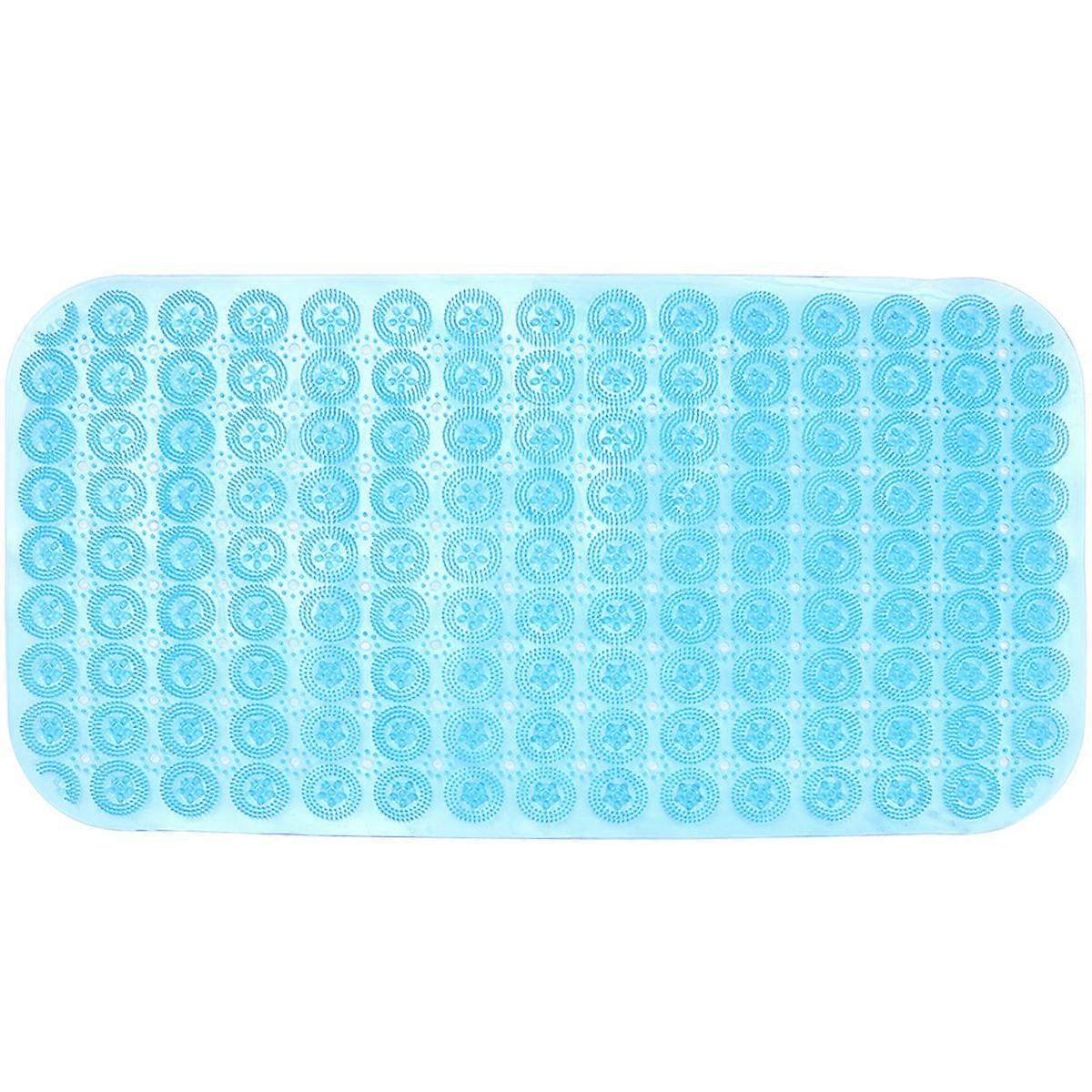 PVC Non Slip Bathtub Mat with Strong Suction Cups and Textured Surface for Comfortable, Safe Shower Use – Extra Grip Family Friendly Bath Mat