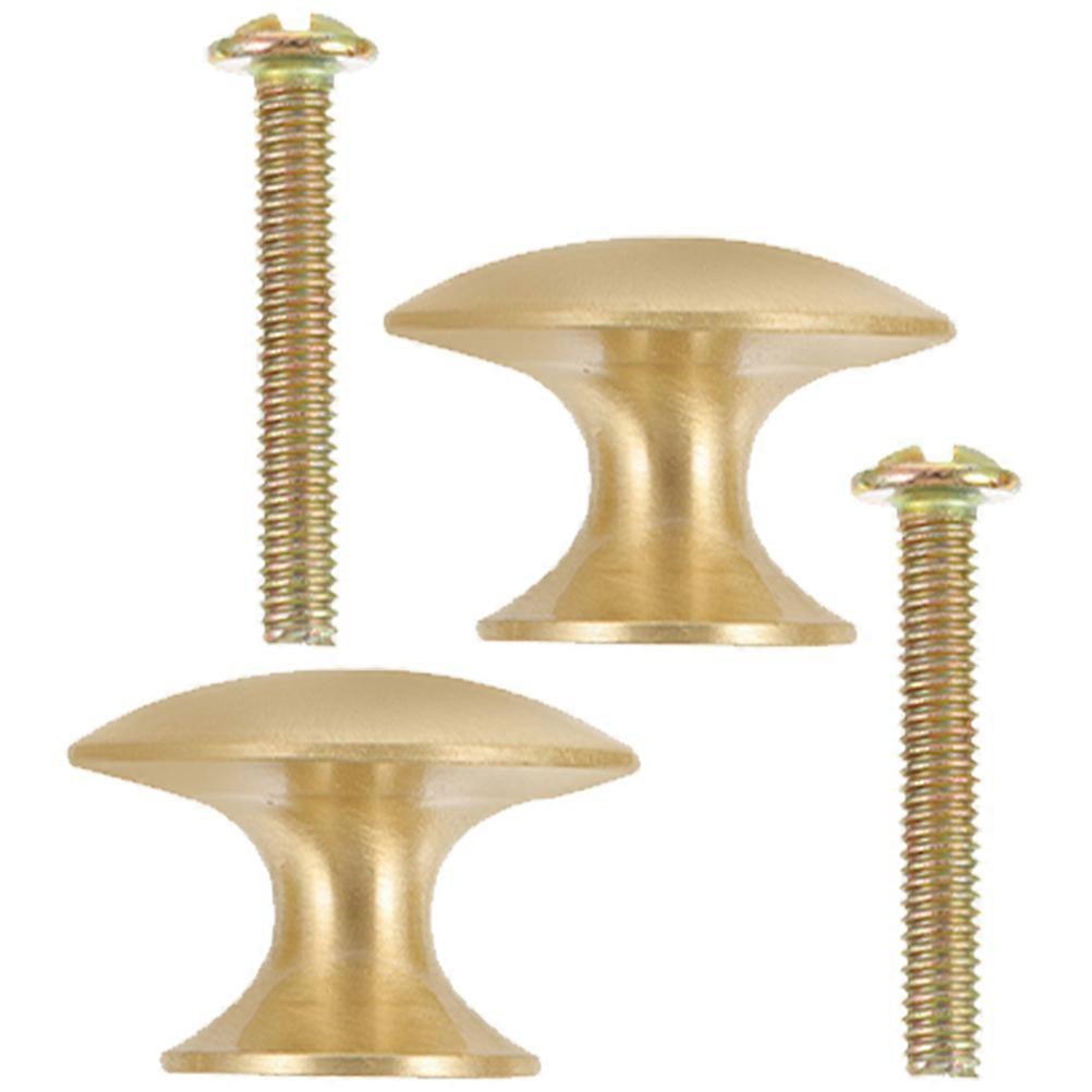Copper Cabinet Doorknob Furniture Knobs Drawer Pulls Handle For Daily Life 2.5X1.7CM Circular Easy To Install 2Pcs