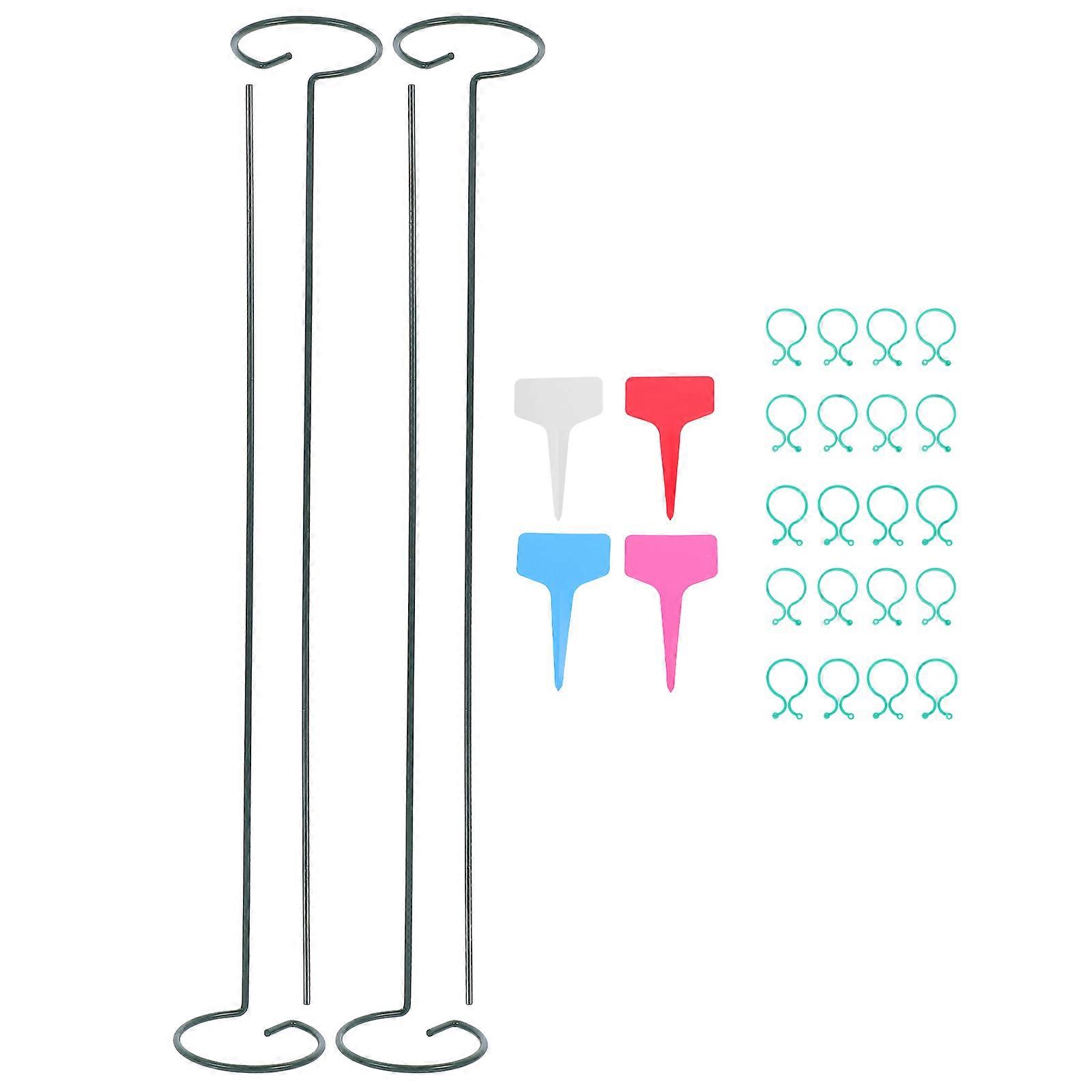 1 Set Simple Flower Stand Premium Practical Iron Support Rack