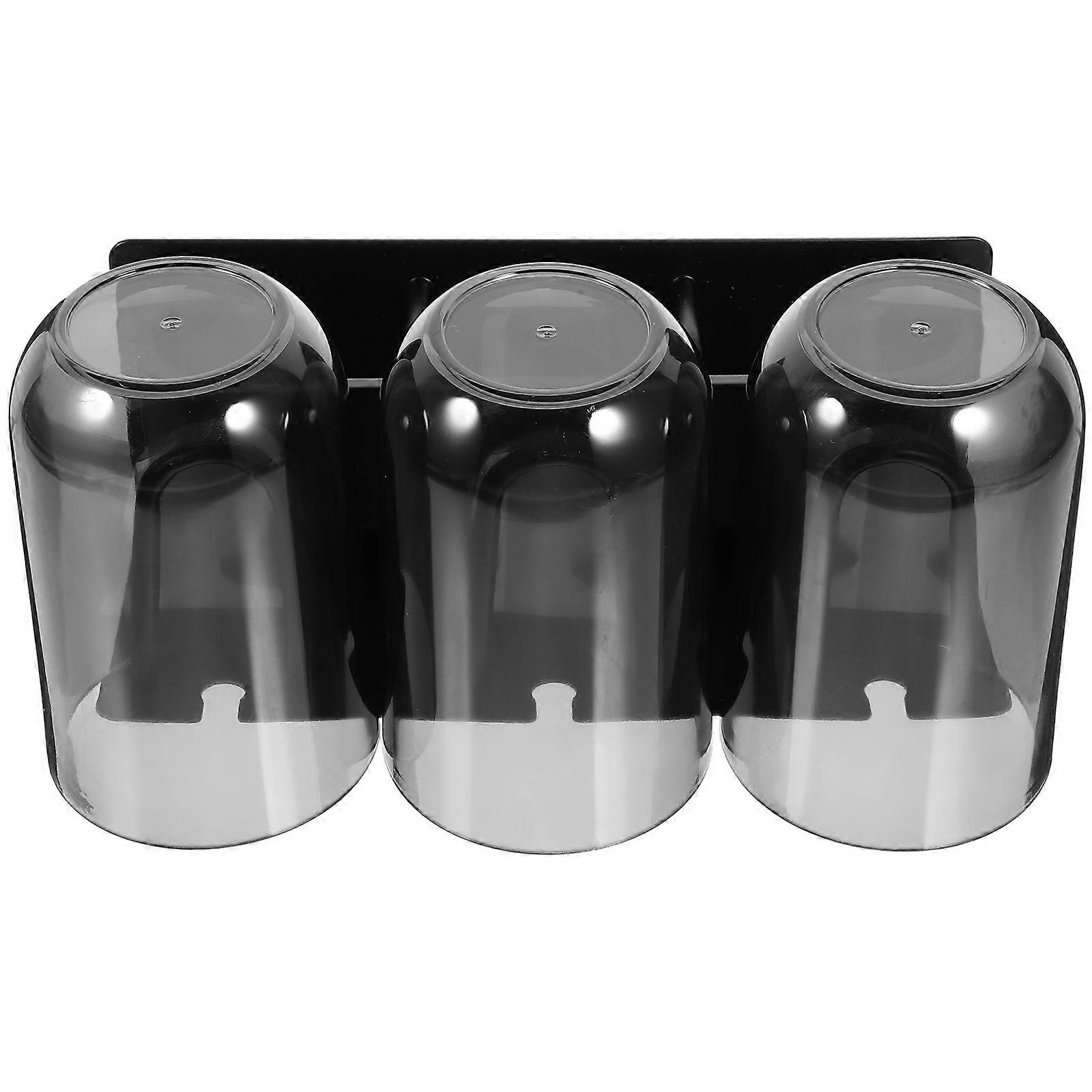 Bathroom Organizers and Storage Toothbrush Holder with Cup Anti-Rust Design 1Set
