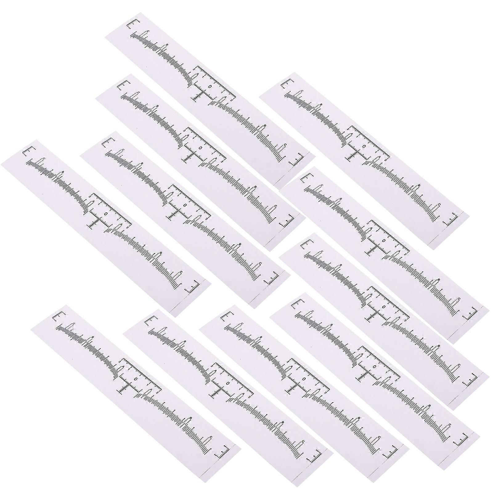 Eyebrow Template Eyebrow Tools Embroidery Stencils Eyebrow Drawing Makeup Sessions PVC Material Rectangular Style 100Set