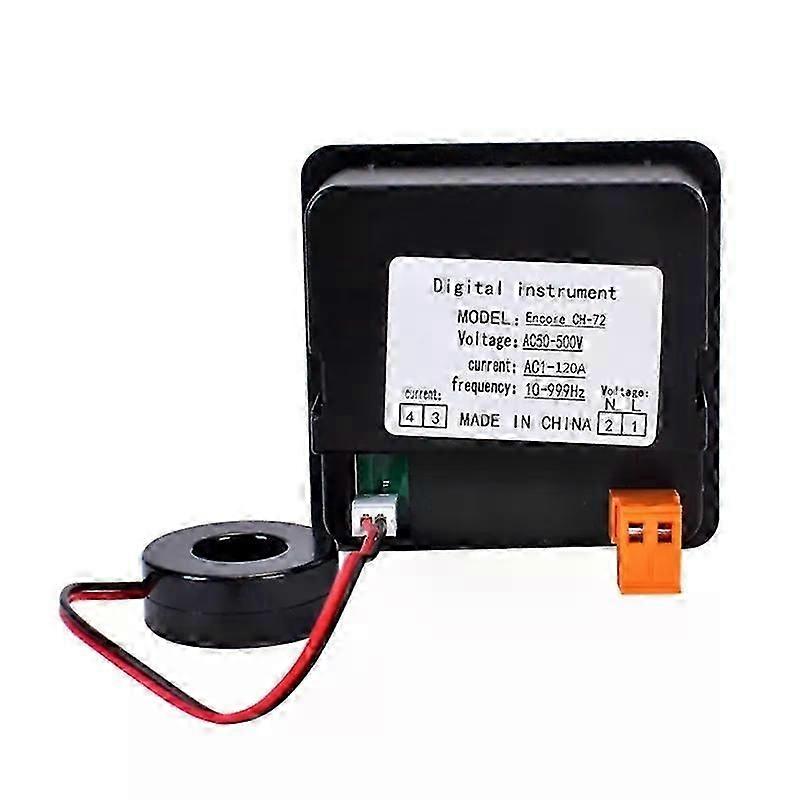 Voltage & Current Meter Frequency Meter Digital Display AC50-500V 1-120A High-precision Digital Meter Voltmeter Ammeter