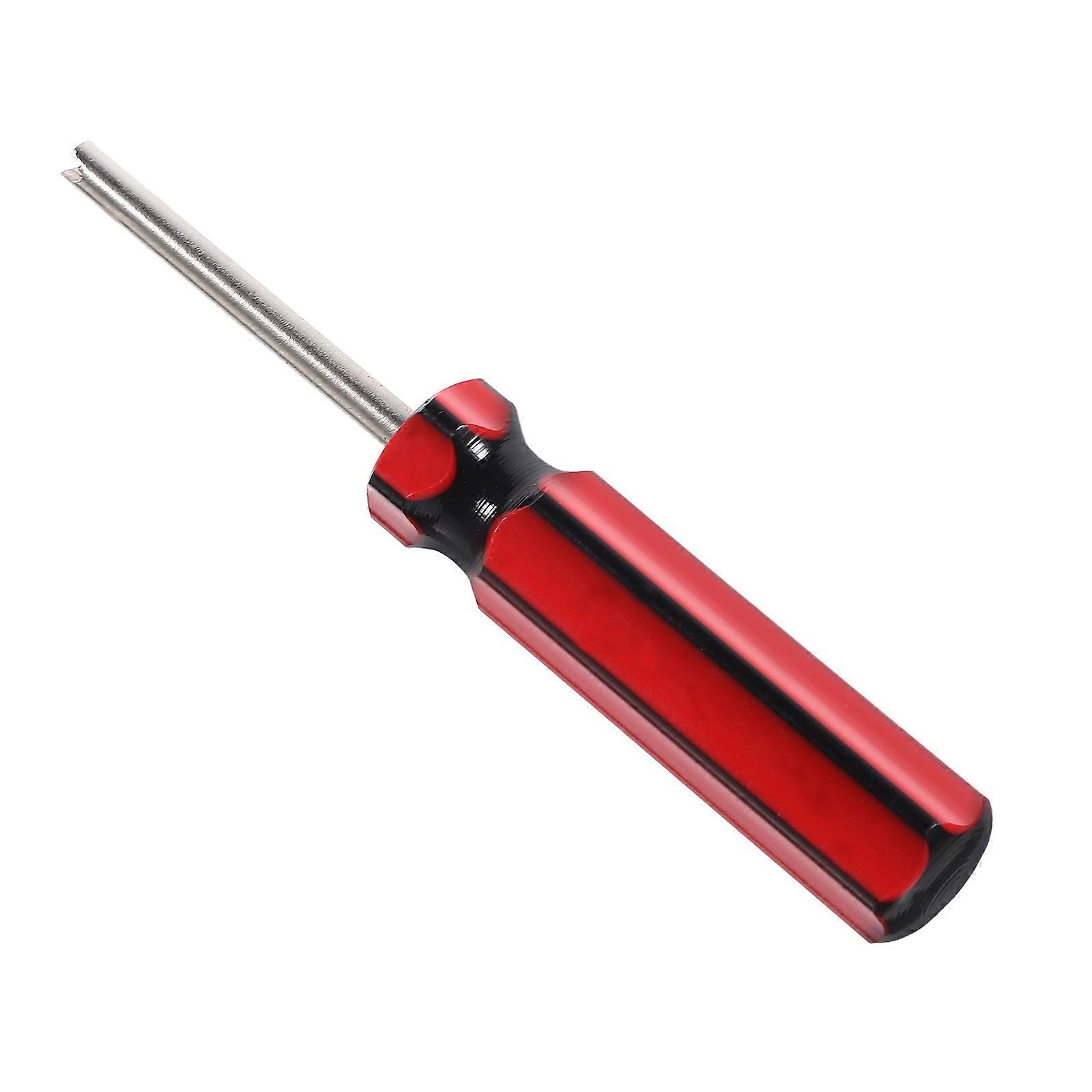 Tire Valve Core Tool Valve Stem Replacement Tool For Professionals Tire Valve Core Removal 11.00X1.80X1.80CM Red 1Pack