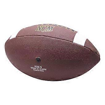 Standard American Football PU Leather American Football Training Ball Sports Ball Toy for Athlete Training Easy to Use  Dark brown No. 9