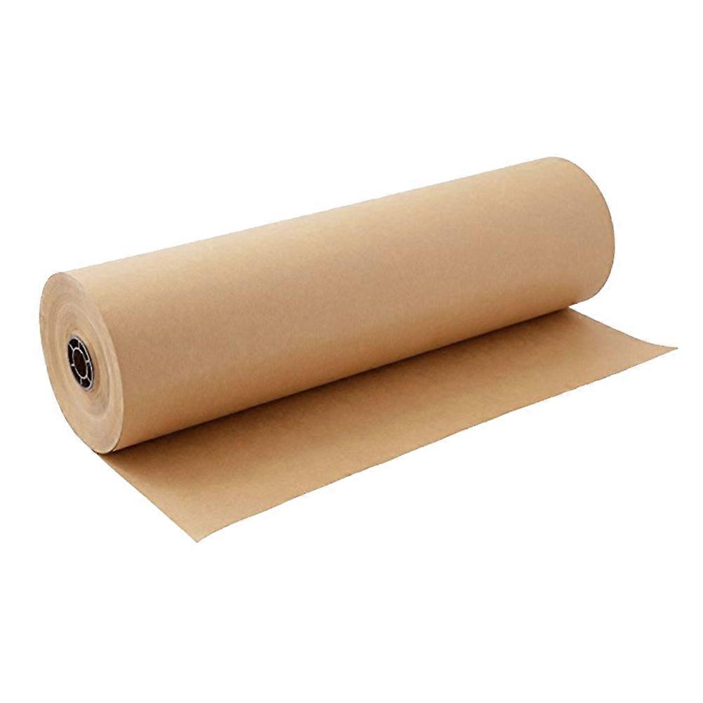 Kraft Brown Wrapping Paper Roll Diy Crafts Paper For Birthday 30 x 300 x 0.02cm 1Set