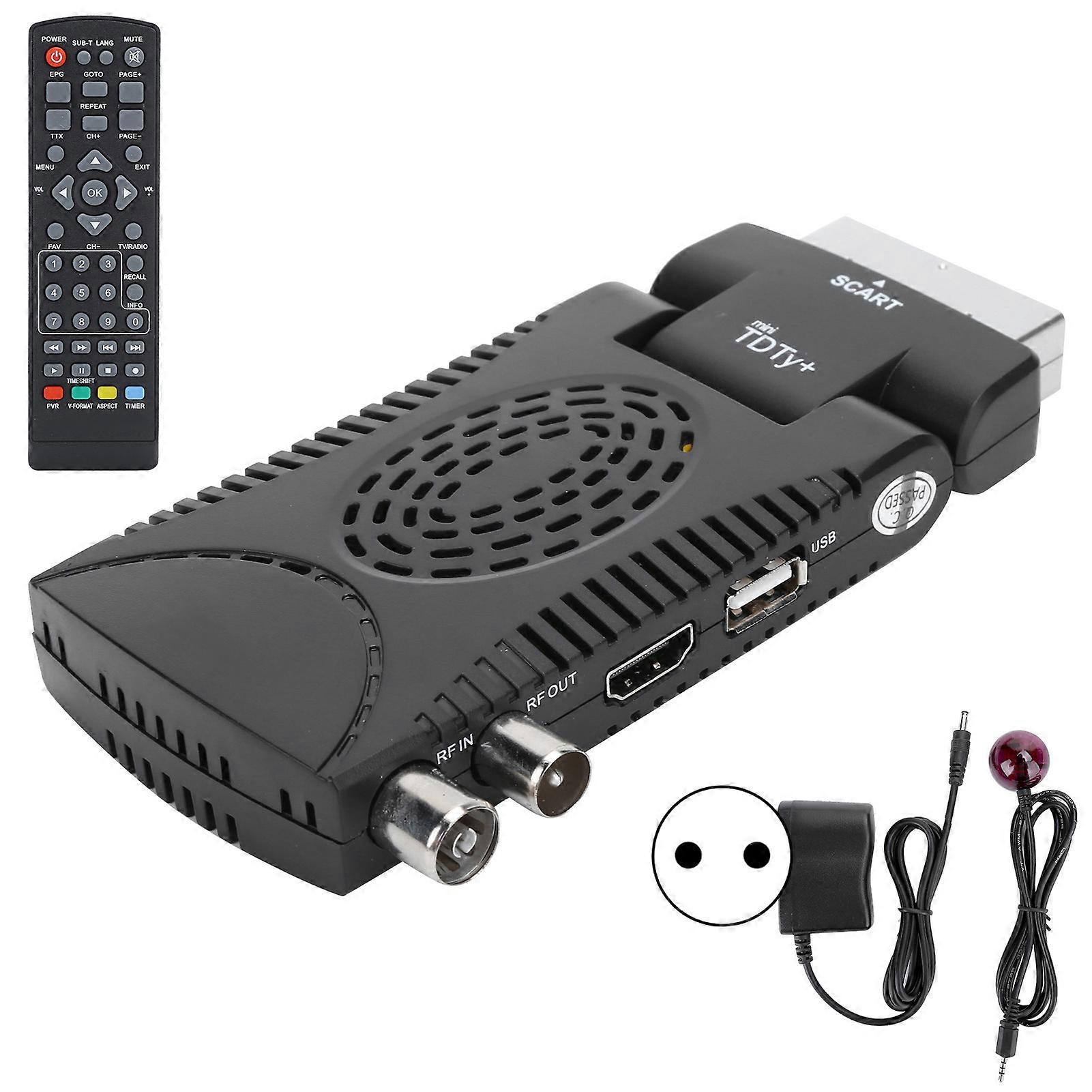 100240V HD331 Satellite Receiver SetTop Box Television Receiver HD Multimedia Interface(EU Plug).