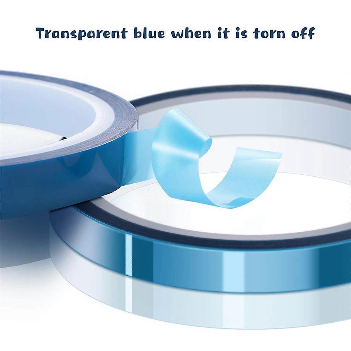 6 Rolls of High Temperature Adhesive Tape,Thermal Vinyl Pressing Tape,Heat- Sublimation,for Thermal