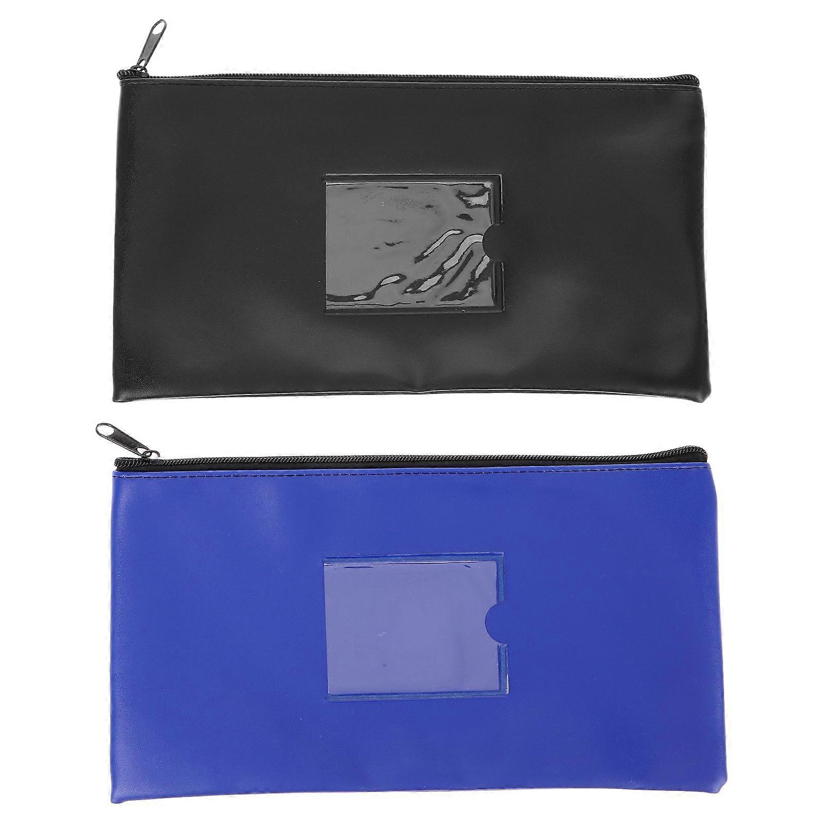 أكياس النقود للإيداع المصرفي مع حقيبة النقود بسحاب حقيبة نقدية حقيبة نقدية حقائب ماكياج تحقق من حقائب المحفظة للعملات المعدنية النقدية فواتير فواتير مستحضرات التجميل