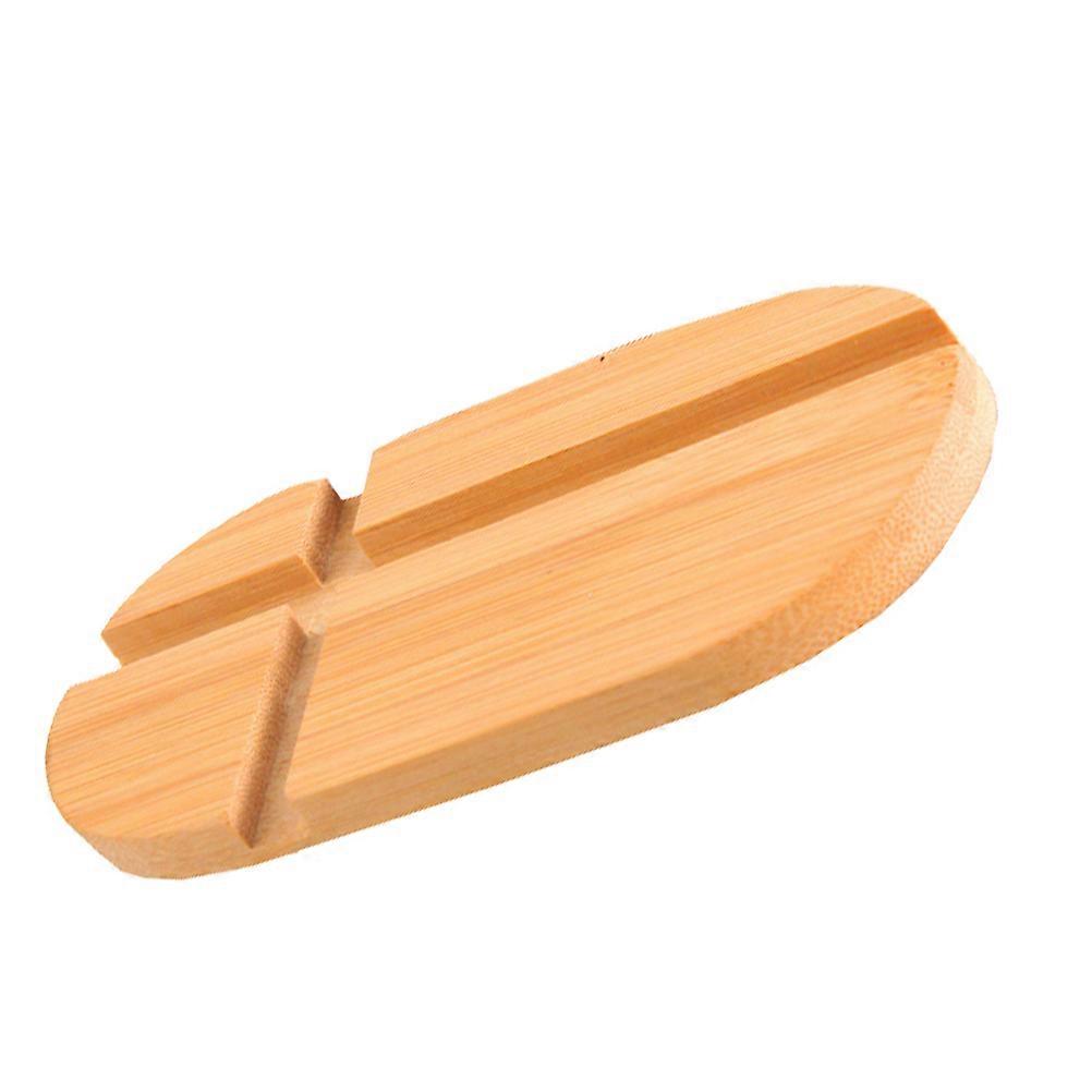 Office Phone Support Wood Desktop Phone Stand Multi-Functional Home Users Stable 1Set