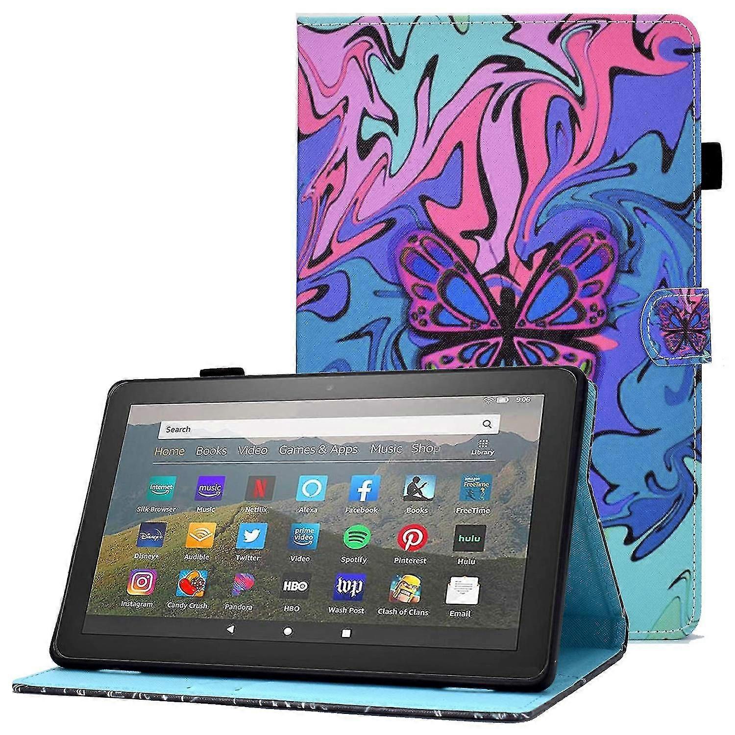 Compatible with Certain Brand Fire HD 8 2016/2017/2018 Colorful Circle Design Tablet Case