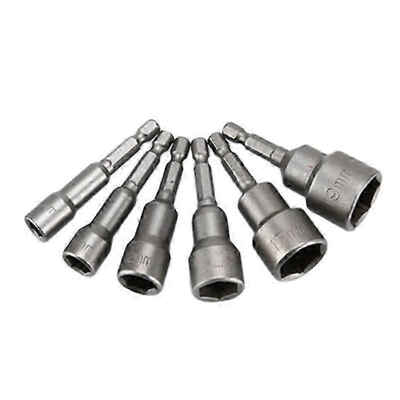 Magnetic Roller Screwdriver Set with Hex Drill Bit Adapter 6.35mm, 6mm-19mm Drilling Tool