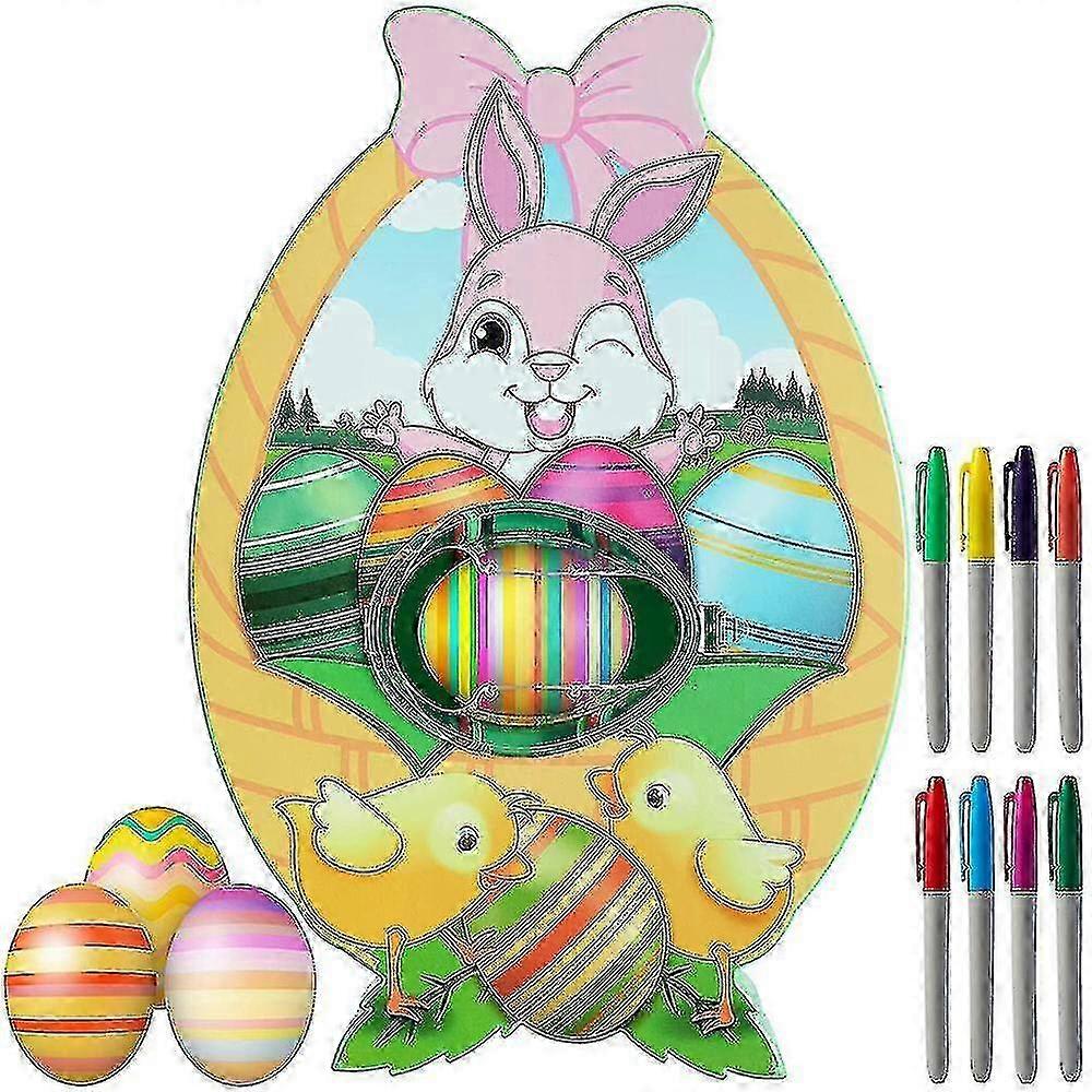 Electric Easter Egg Spinner Kit Rotating Egg Painting Device for Decorating Kids