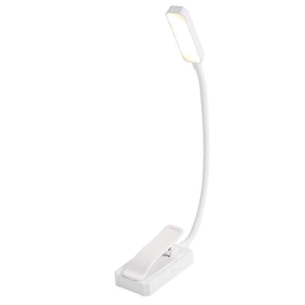 9 LED Rechargeable Book Light for Reading in Bed with 3 Color Temperatures, Lightweight Clip-On Design