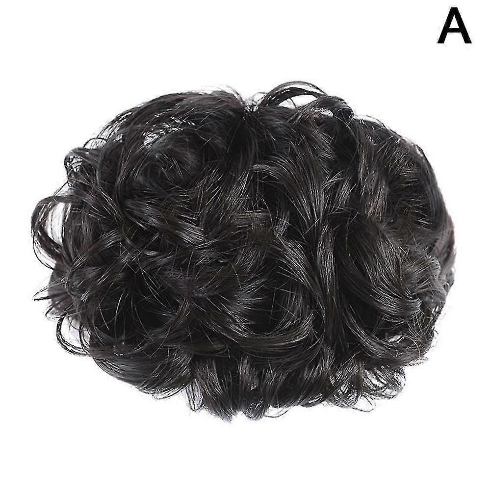 Clip In Vlasy strapatý drdol Predlžovanie vlasov Updo Scrunchie Príčesk Natural