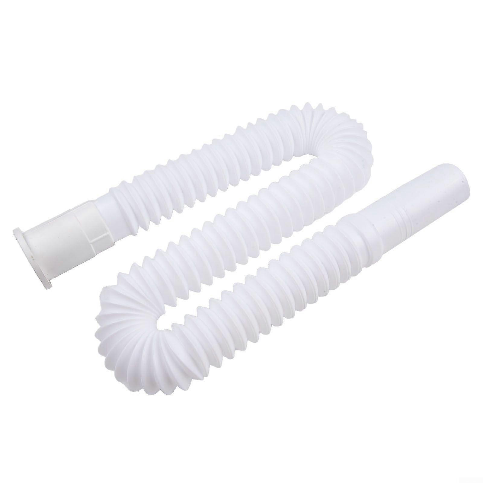 Flexible Sink Drain Pipe Expandable Design Sturdy Plastic Construction Universal Fit PVC For Optimal Drainage