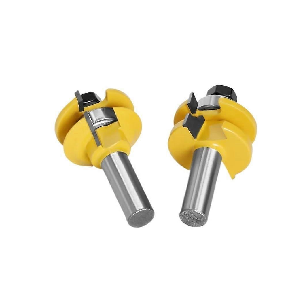 12.7MM 12MM Shank Router Bit Wood Carving Rail  Stile Router Bits Matching 2 Bit Ogee Tenon Cutter for Door Window (02)'