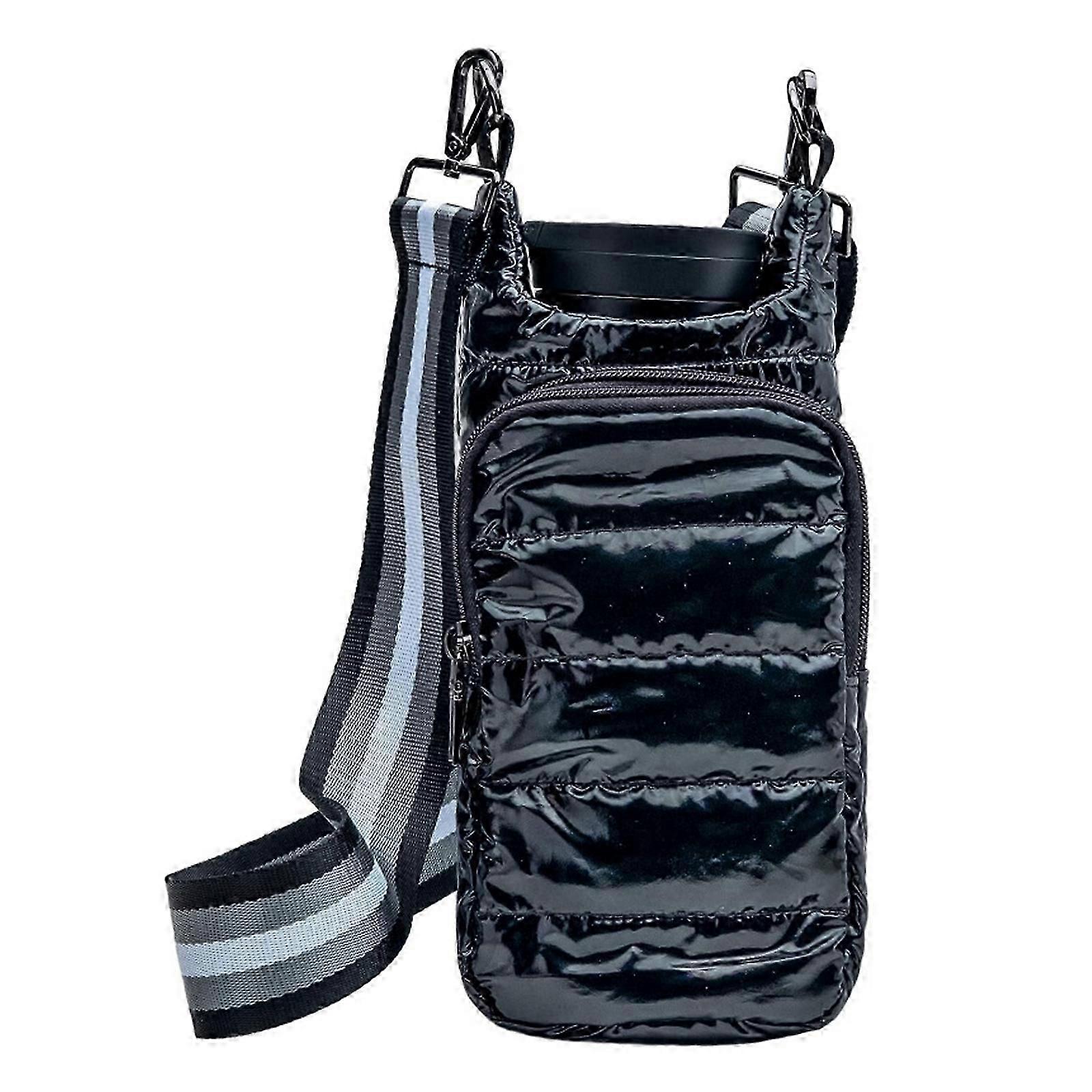 حامل زجاجة مياه كروس بودي مع حزام ، زجاجة ماء كم حقيبة بخاخ زجاجة ماء الناقل مع حزام زجاجة ماء حزام