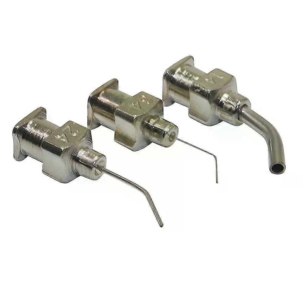 מחט מעוקלת 34 גרם 24 גרם 14 גרם 45 אורך כולל 25 מ"מ אורך צינור 13 מ"מ מזרק מתכת נירוסטה מחט הדבקת פה שטוח