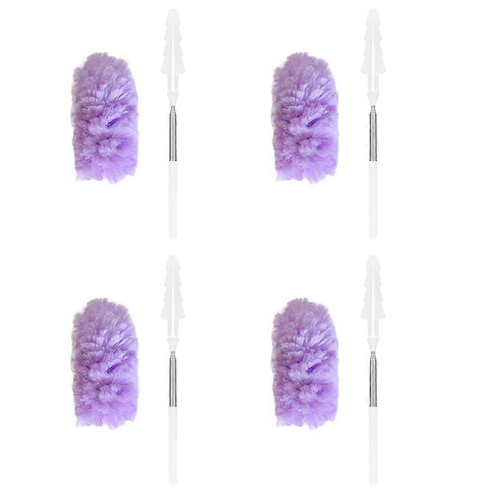 Feather Duster Home Use for Sweeping Dust Electrostatic Duster Disposable Non-Woven Fabric Retractable Cleaning Tool A