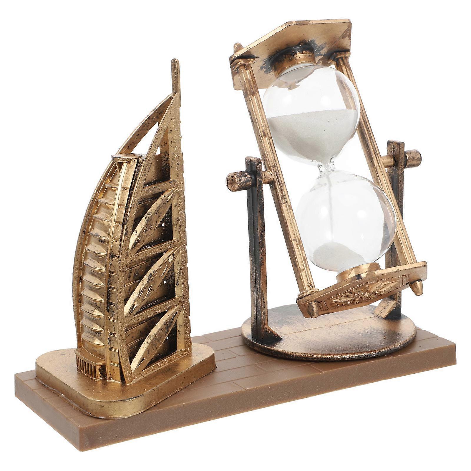 Hourglass Decor Sandglass Timer Retro Desktop Decor For Living Room 1Set